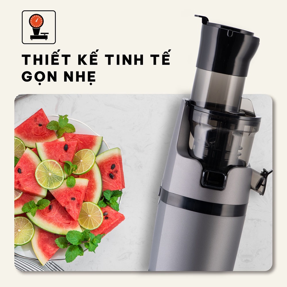 Máy Ép Chậm Kaisa Villa KV-ME28, Máy Ép Nguyên Quả, Máy Làm Sữa Đậu Nành, Làm Kem Đa Năng