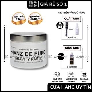 Sáp Vuốt Tóc  Gravity Paste -Hanz De Fuko - Hàng Chính Hãng - Bảo Hành 180 Ngày - Kèm Quà Tặng - Waxshop