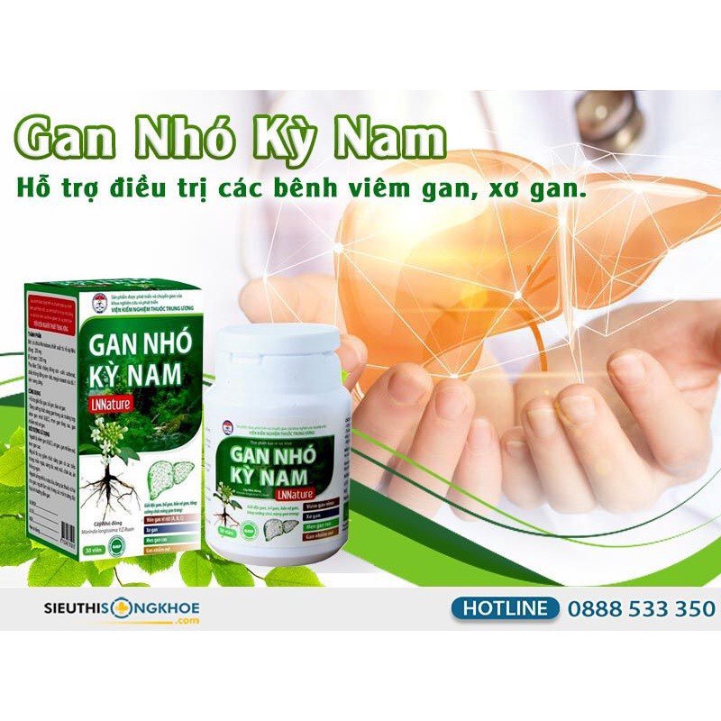Gan nhó kỳ nam - Lọ 30 viên