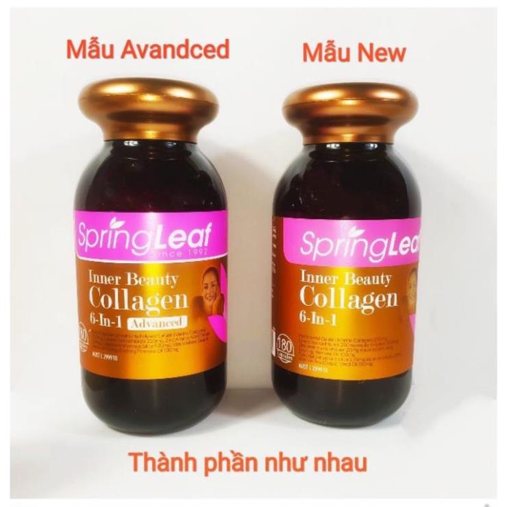 Viên uống Collagen SpringLeaf Inner Beauty Collagen 6in1  Đẹp Da, Giảm Lão Hóa Úc Hộp 90 Viên Và 180 Viên | BigBuy360 - bigbuy360.vn
