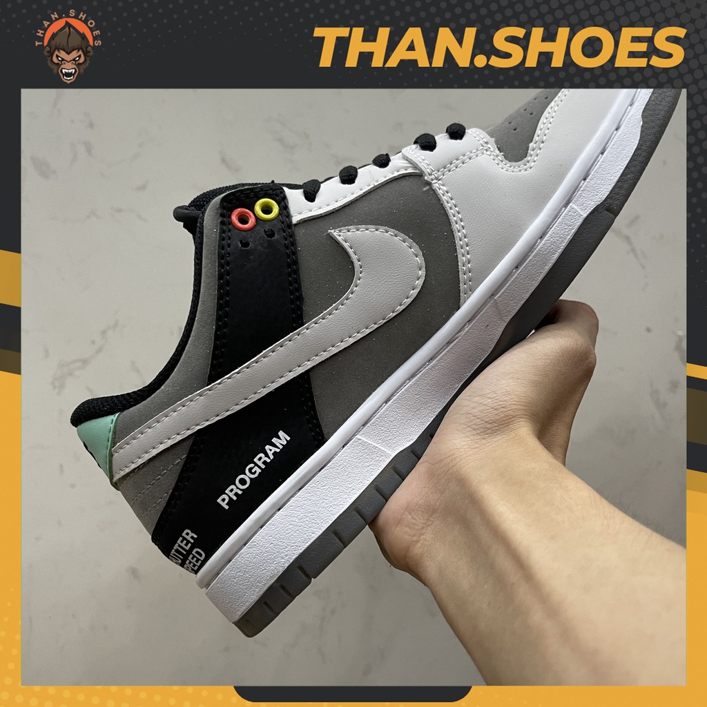 Giày SB Dunk Low Camcorder, SB Xám Đen - Than.Shoes
