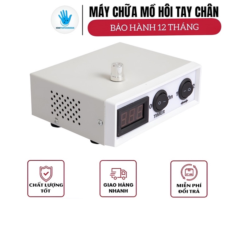 Máy chữa mồ hôi tay chân, Máy điện di ion