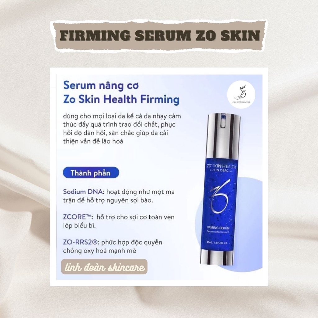 Serum săn chắc da, nâng cơ và giảm nếp nhăn sâu Zo Firming