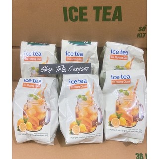 Sỉ 1 thùng 16goi IceTea hương Chanh- Đào Cozy