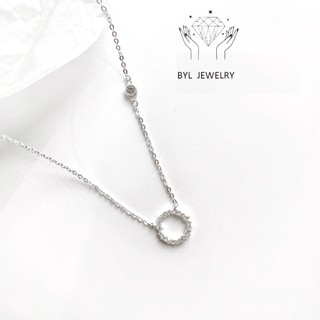 Dây chuyền bạc nữ mẫu huyền thoại biển xanh BYL JEWELRY