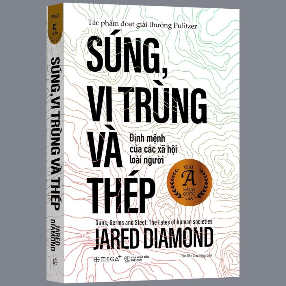 Sách > Súng, Vi Trùng Và Thép - Định Mệnh Của Các Xã Hội Loài Người | Jared Diamond (Tái Bản Mới Nhất) - AlphaBooks