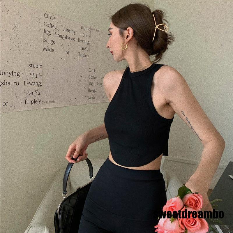 Áo croptop Hai Dây Ôm Dáng Gợi Cảm Dành Cho Nữ