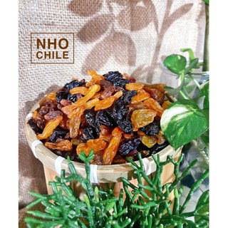 [Trái cây sấy khô] Nho Chile mix vị (đen, đỏ và vàng)