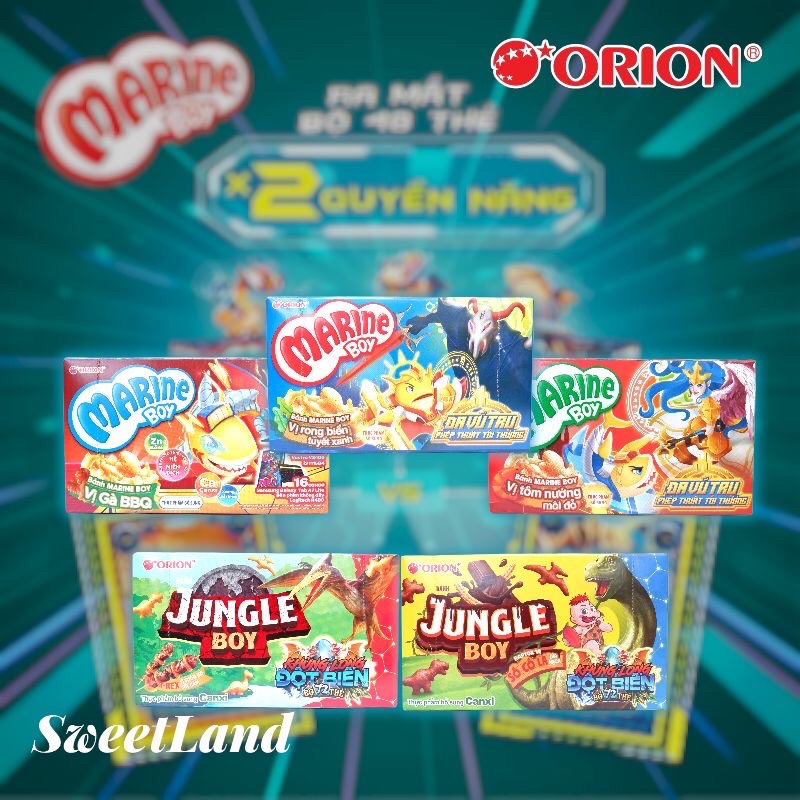 Bánh cá Orion Marine Boy / Jungle Boy hộp 35g