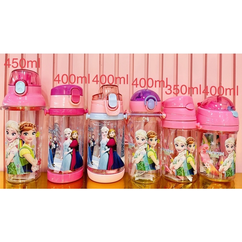 Bình nước nhựa hình Elsa cao cấp