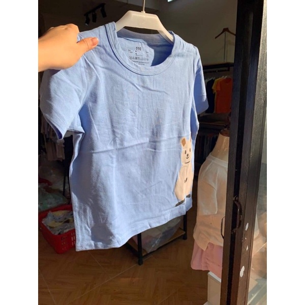 Áo phông cotton xuất Nhật bé trai, bé gái size 80-150cm