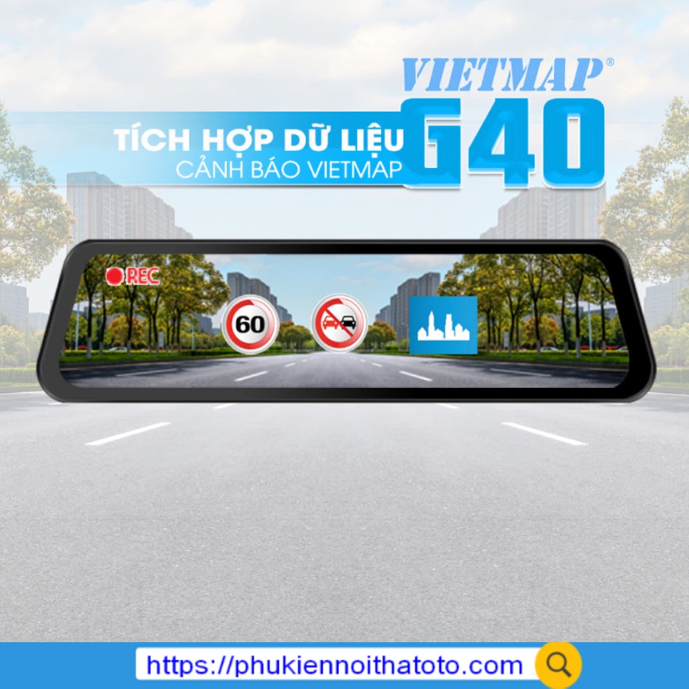 Camera Hành Trình Vietmap G40 - Miễn Phí Lắp Đặt