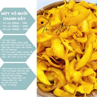 Mứt vỏ bưởi chanh dây / 200gr - 500gr