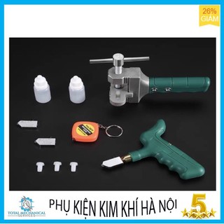 Bộ dao cắt kính đa năng - Dao cắt gạch men đá- kiếng kèm theo dụng cụ bẻ tách gạch kính cao cấp