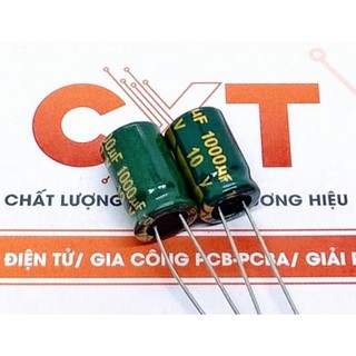 Tụ hóa 1000uf 10v 8x12mm