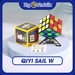 Rubik 3x3 Qiyi Sail W - Đồ Chơi Rubik 3 Tầng Qiyi Sail W Màu Đen Trắng -