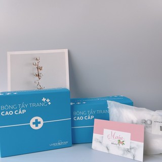 Hộp bông tẩy trang New Cotton Box - Hàng tặng La Roche Posay