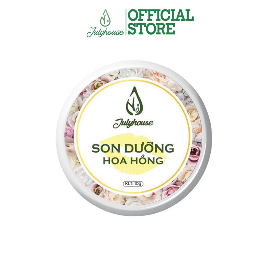 Son dưỡng môi tinh dầu Hoa Hồng 10g JULYHOUSE