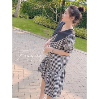 [Chubby Bigsize] Đầm đuôi cá dáng suông Caro Bigsize