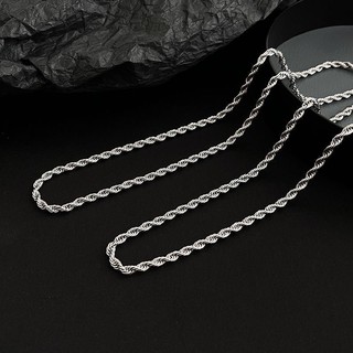 DÂY CHUYỀN XOẮN BASIC THÉP TITAN KHÔNG GỈ