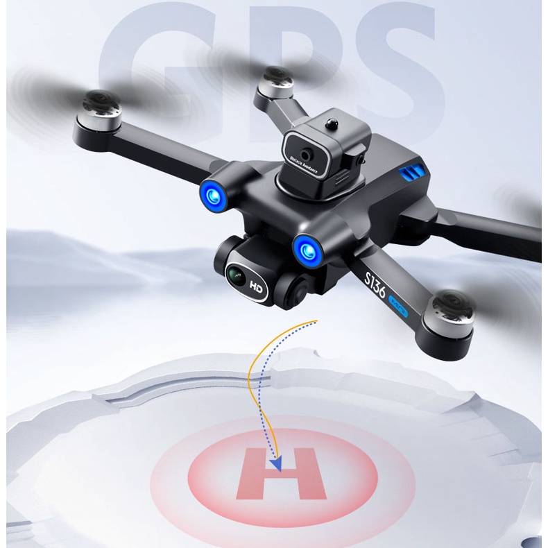 Flycam S136 - Động cơ không chổi than + GPS, camera đẹp trong tầm giá | BigBuy360 - bigbuy360.vn