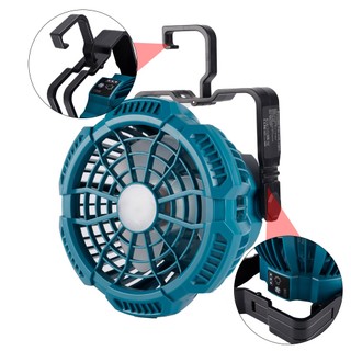 Quạt dùng pin chân makita 3 chế độ có remote điều khiển từ xa có đèn led 3 chế độ - 3 chế độ hẹn giờ
