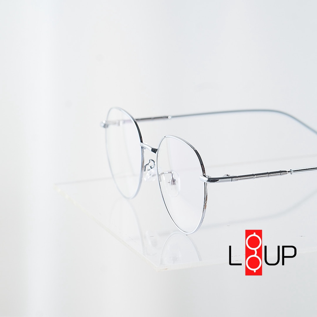Gọng kính cận nam nữ mắt tròn kim loại Liup eyewear phù hợp mọi khuôn mặt 2998