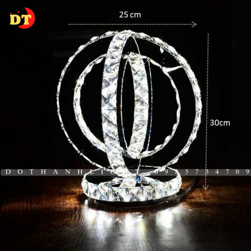 Đèn bàn phale trắng trang trí phòng ngủ phòng khách cao cấp hàng thiết kế DHQ