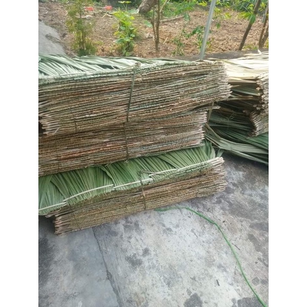 Tấm phên tranh cọ lợp mái nhà chòi. mái chống nóng.mái nhà trang trí tết.trang trí noel.giáng sinh