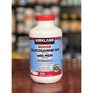 [Bill costco Mỹ] Kirkland Glucosamine 375 viên