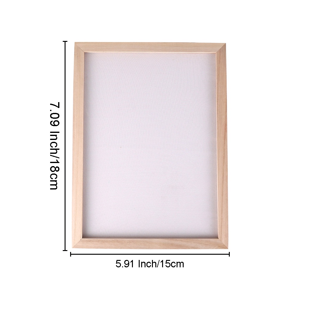 Khung giấy Cuticate làm đồ thủ công bằng gỗ kích thước 15x18CM
