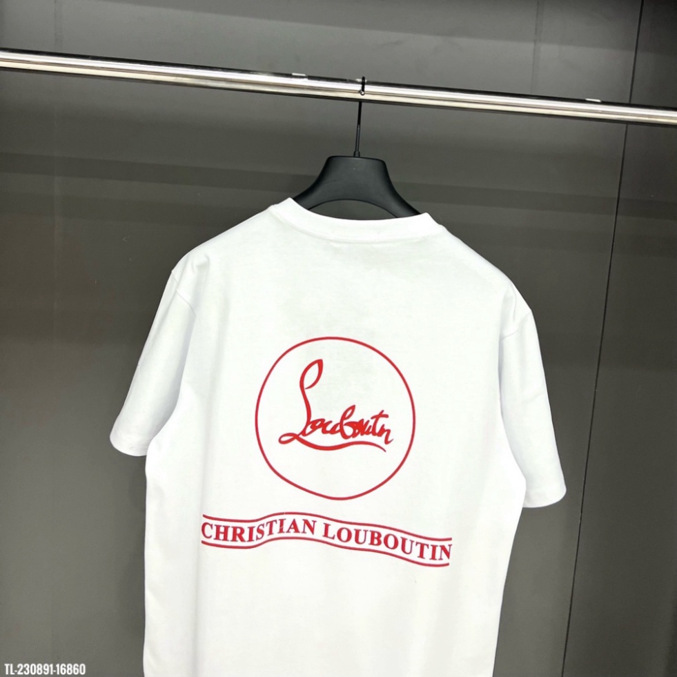 Áo phông Louboutin chảy mực nam nữ in 2 mặt. Áo Phông Loubotin Unisex Nam Nữ hotrend quảng châu