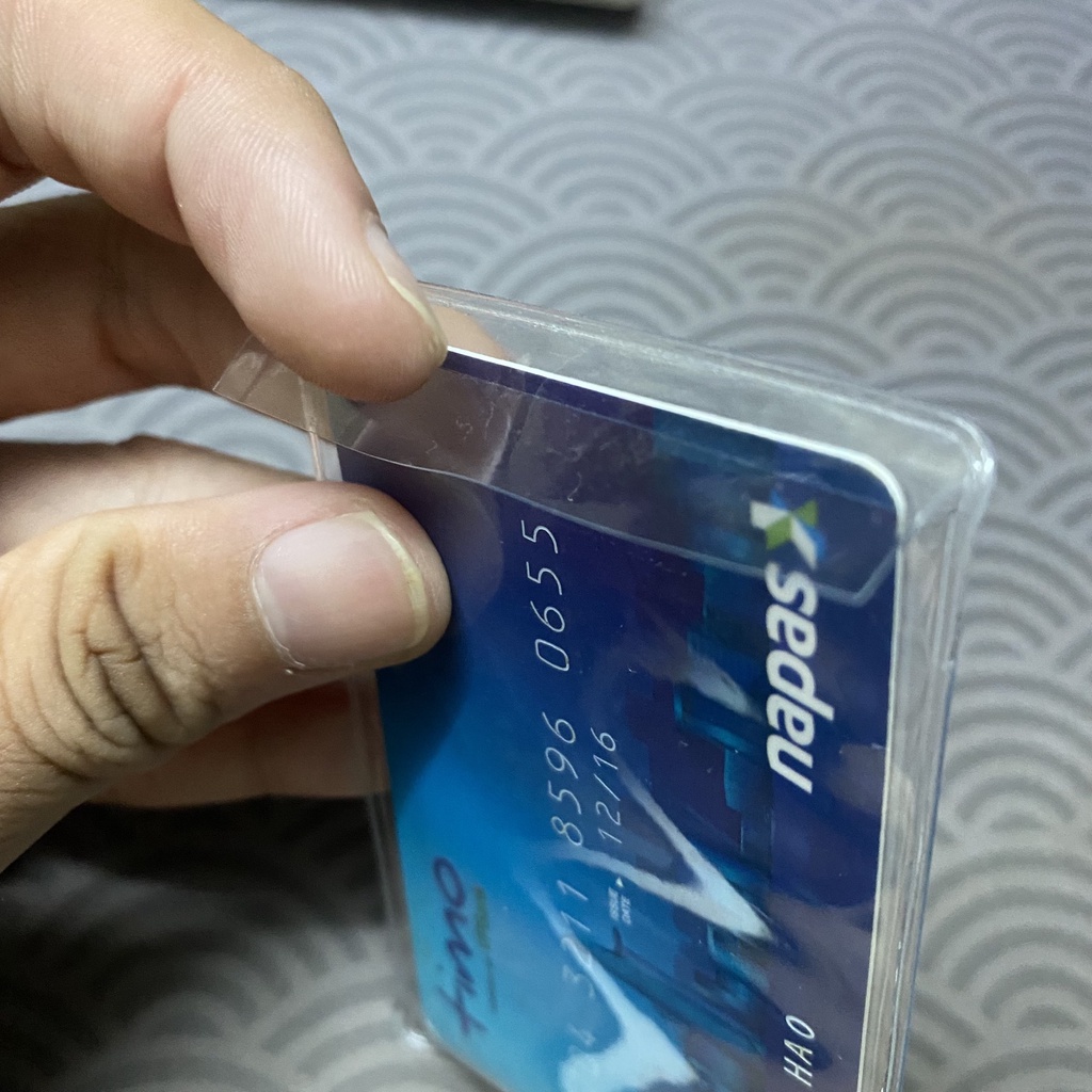 Túi đựng bảo vệ CCCD/  Thẻ ATM/ Bằng lái xe PET