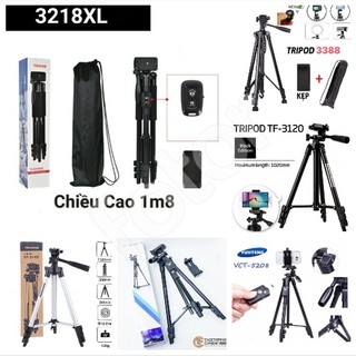 [5❤️][FREESHIP] GẬY CHỤP HÌNH TRIPOD 3 CHÂN T-3218XL, T3120, 3110, T3388, YUNTENG 5208, TTX-6218 CHO ĐT, MTB, MÁY ẢNH