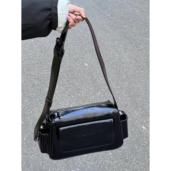 Túi xách da đeo chéo nữ