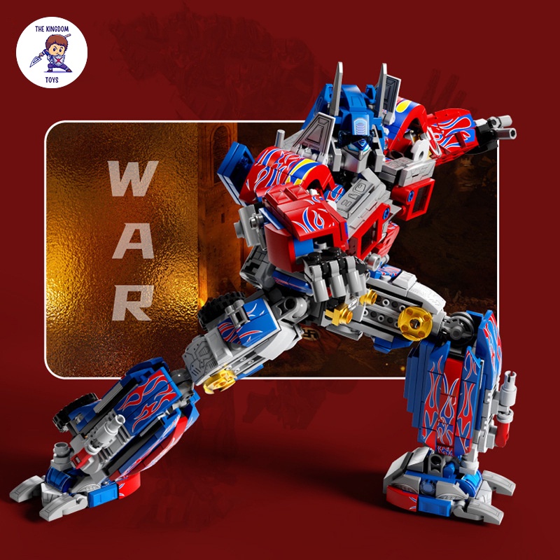 Đồ Chơi Lắp Ráp Mô Hình Người Máy Biến Hình Optimus Prime / Bumblebee Transformers Siêu Xe Robot Đại Chiến Xe Tải