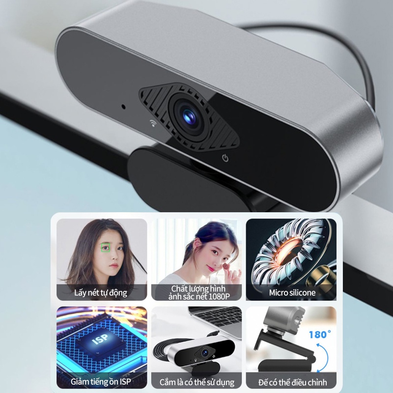 Webcam máy tính có mic full hd 1080p full box siêu nét dùng  Tích hợp micro kỹ thuật số,Âm thanh rõ nét ,cho pc laptop | BigBuy360 - bigbuy360.vn