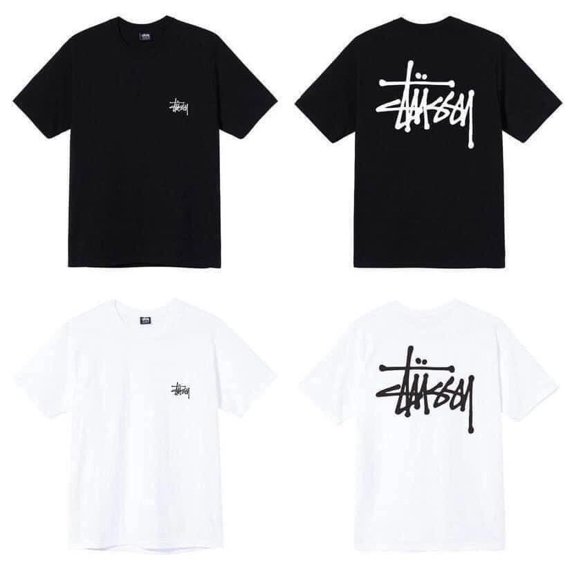 Áo Phông Nam Nữ STUSYY , Áo Thun Unisex Nam Nữ From Rộng Oversize Chất Liệu 100% Cotton