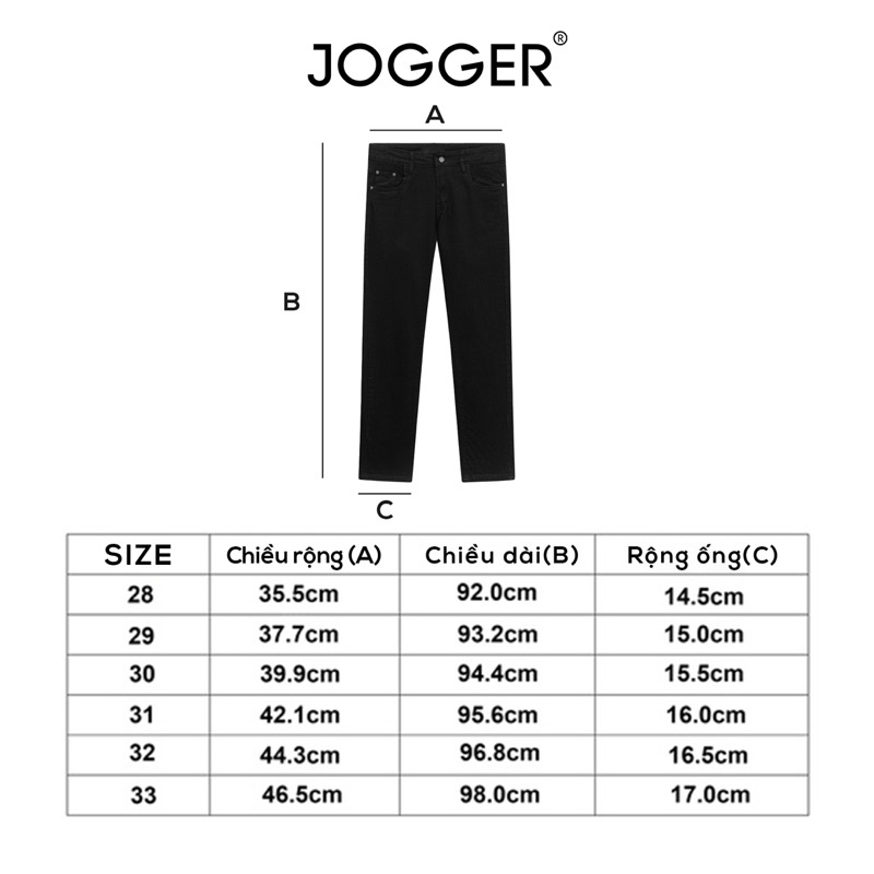 [Mã FADEP2212 giảm 10k đơn từ 99k] Quần Skinny jean nam JOGGER vải denim co giãn nhẹ, form slim, Jean đen trơn