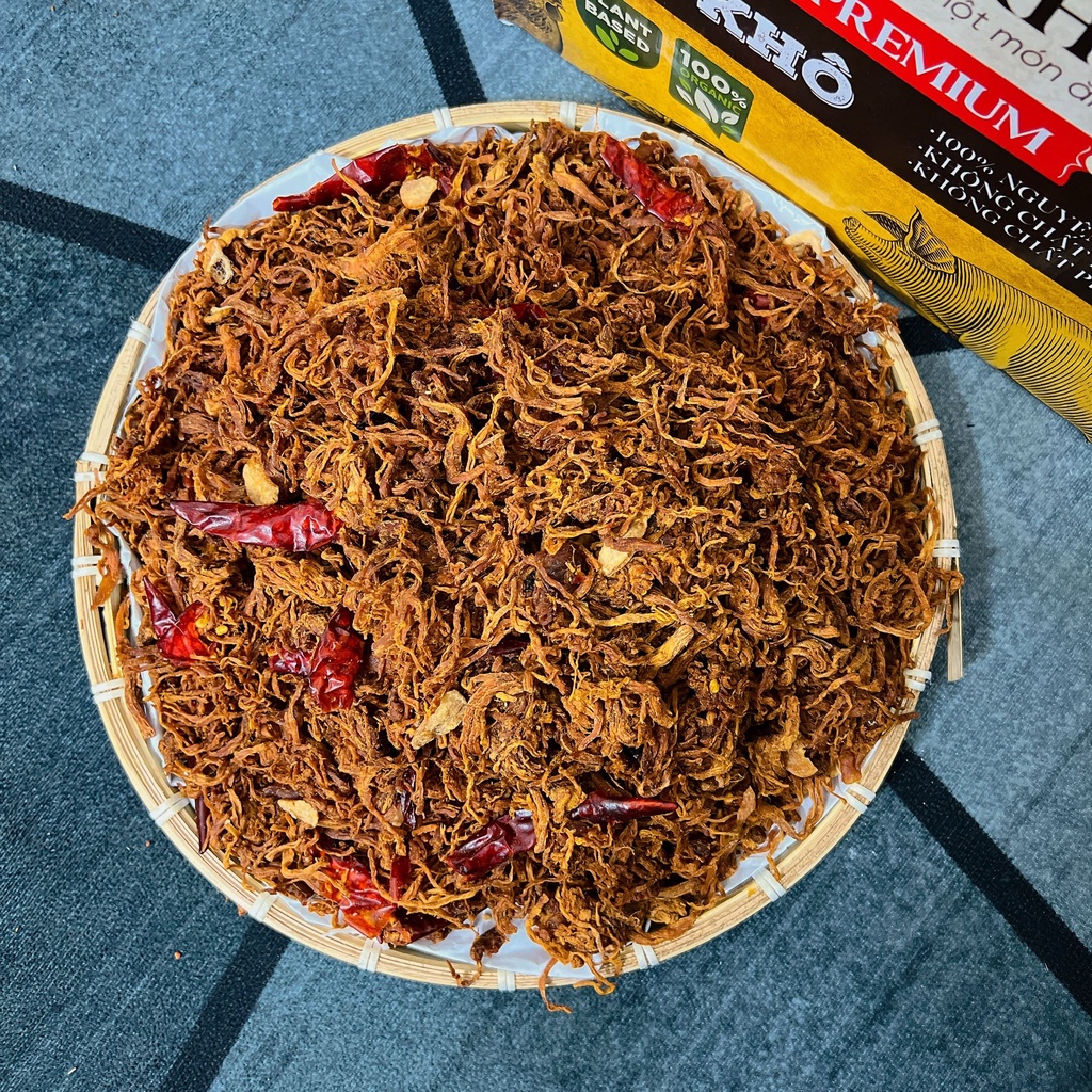 Khô Heo Cháy Tỏi Eric's Food 1KG. Thơm ngon, Thấm Vị, Ăn vặt Sài Gòn giá rẻ