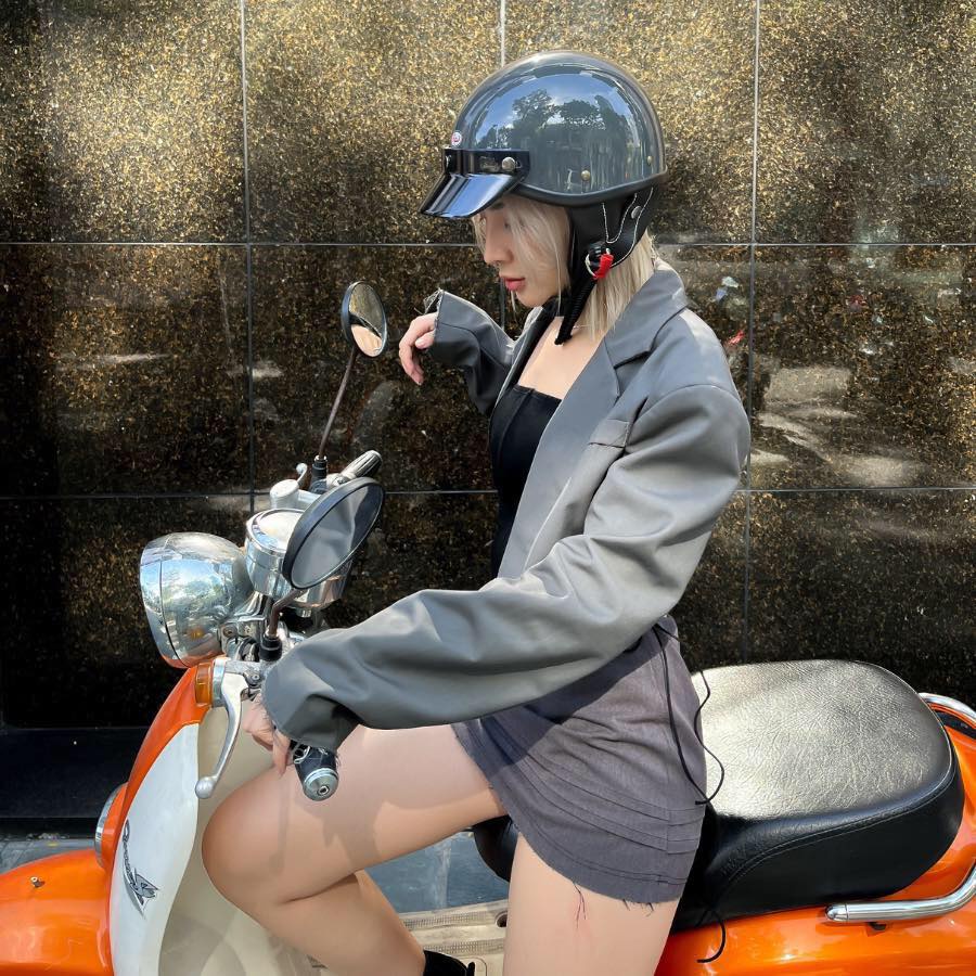 Mái che gắn mũ bảo hiểm Raw Round chính hãng - ArrowShop