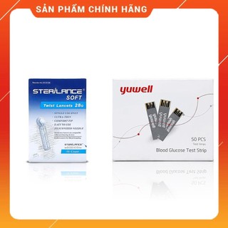 Que thử đường huyết Yuwell 710 (50 que + 50 kim)
