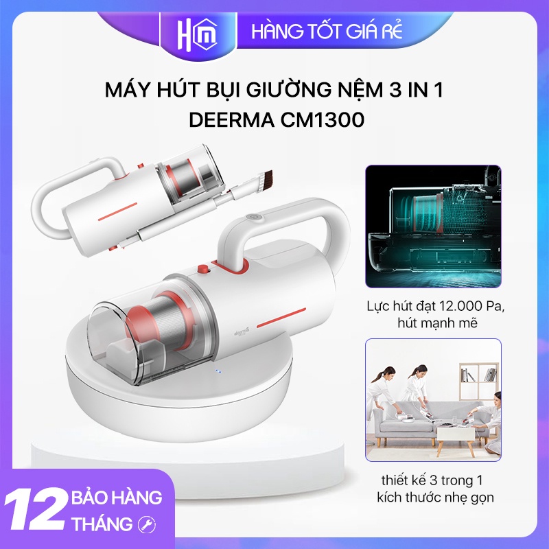 Máy hút bụi diệt khuẩn Deerma CM1300 - Bảo hành 12 tháng