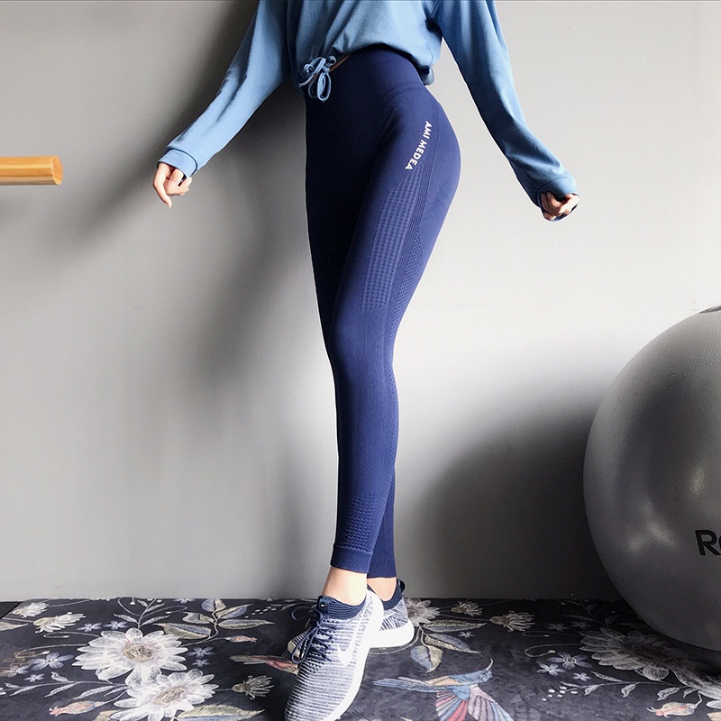 Quần Tập Gym Yoga Legging Nữ Lacora Cạp Cao Nâng Mông Tôn Dáng Vải Co Dãn 4 Chiều Thoáng Mát- QUAYG02