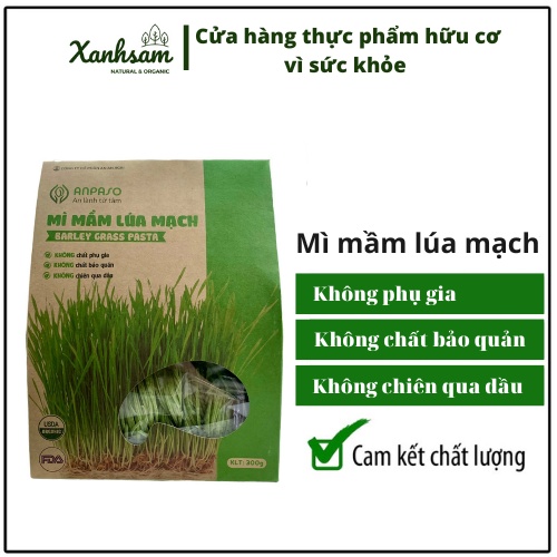 Mì mầm lúa mạch Anpaso - Xanhsam Organic
