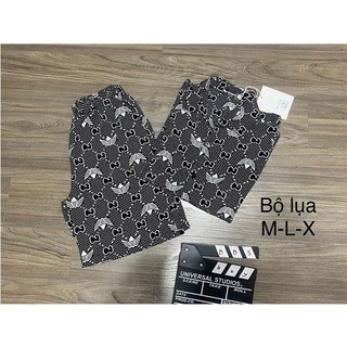 Bộ Đồ Mặc Nhà, Bộ Đồ Mặc Mùa Hè Chất Lụa Cực Mát