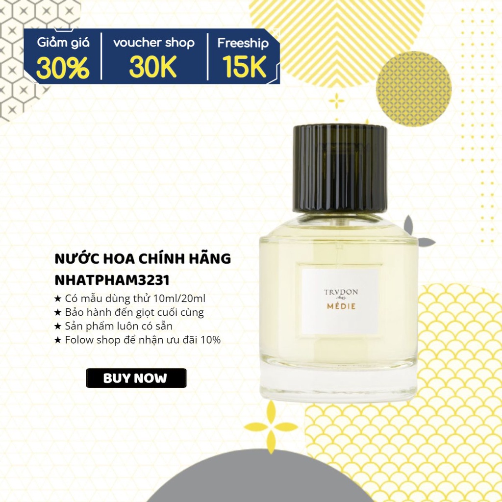 Trvdon - MÉDIE EDP 10ml Nước hoa chính hãng