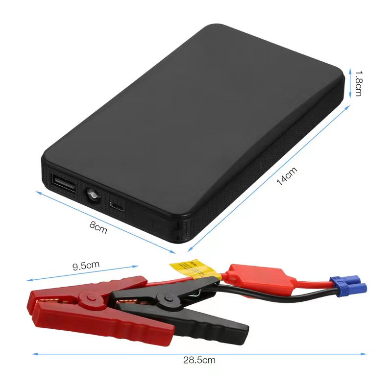 Nguồn điện khởi động khẩn cấp ô tô - Đen - Tiêu chuẩn 20000AH kíp nổ xe  pin gốc 20+lần,