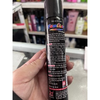 Gôm Xịt Tóc Màu Familiar 100ml