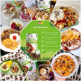 Ngũ cốc hạt Granola Min Min[Combo 10 Hộp]